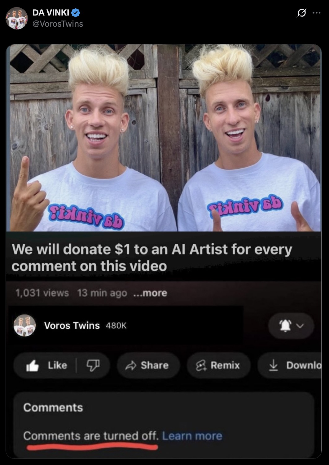 Scam artists, this is known.